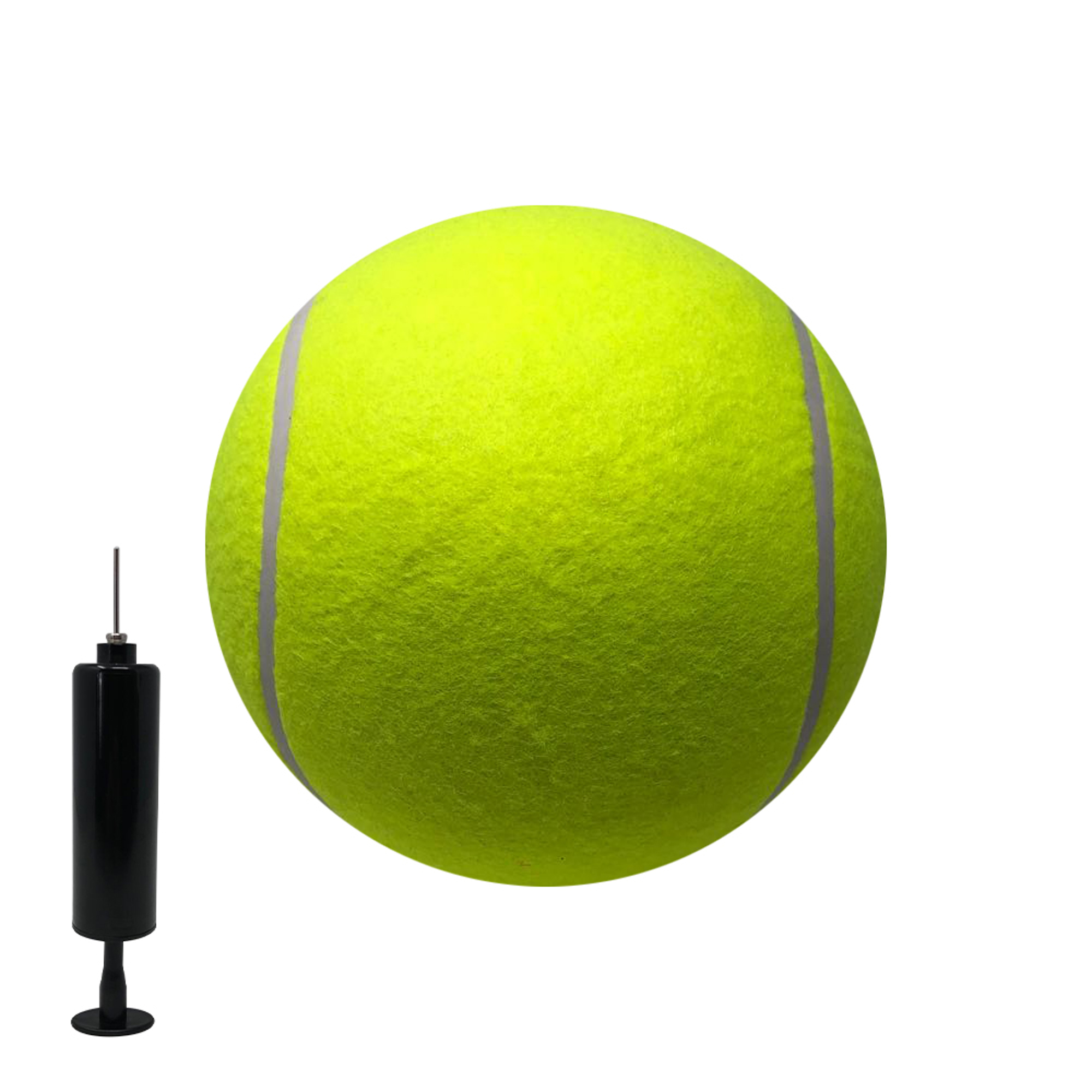 Waloo9.5 Jumbo Inch Tennis Ball for Pets Includes Hand Pump Jane